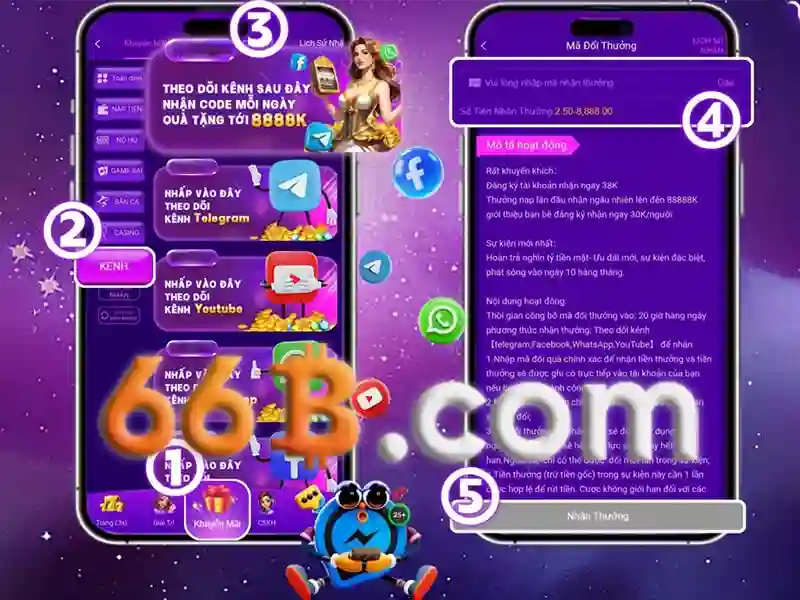  luật chơi Slot 66B - 66B